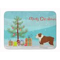 Carolines Treasures English Bulldog Christmas Tree Machine Washable Memory Foam Mat CK3536RUG